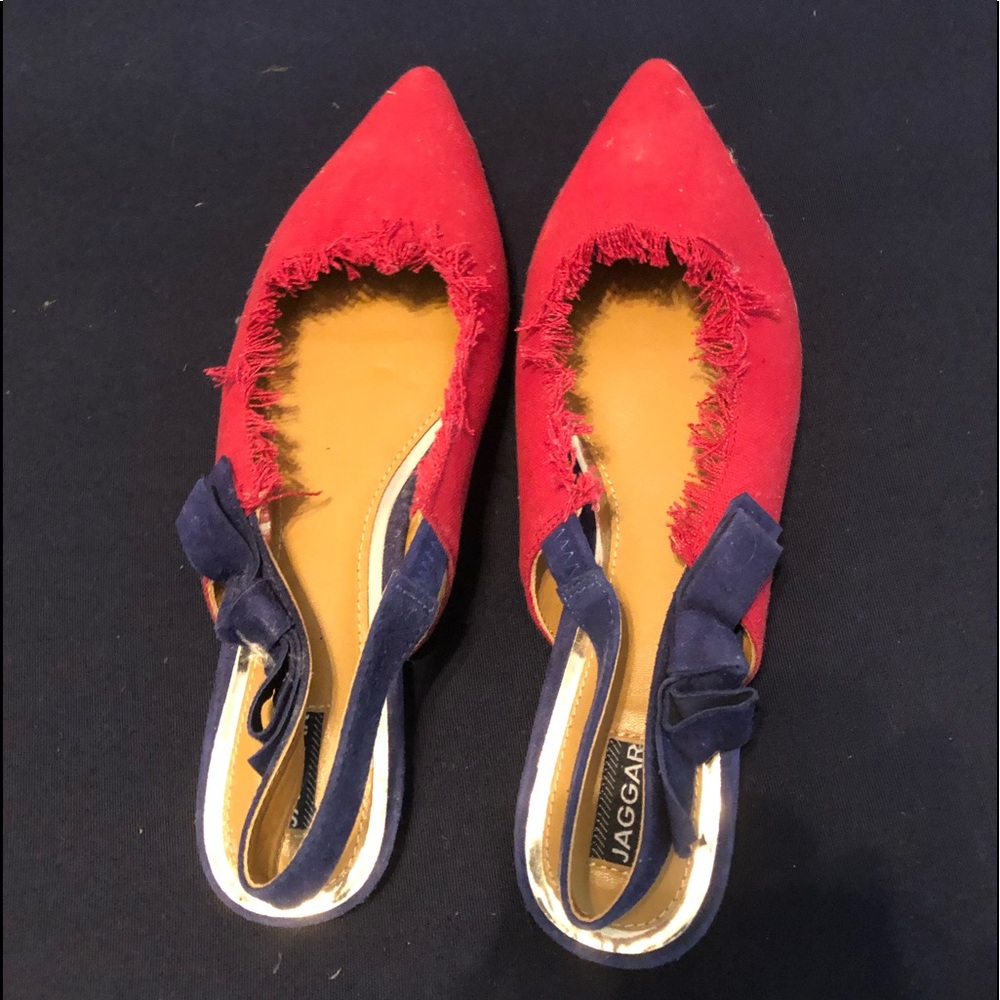 Jaggar sling back flats ~ size 41 nwot